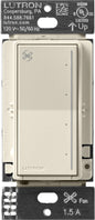 Lutron Sunnata Touch Fan Control, 4-Speed - Single Pole, Neutral Required | ST-FSQ-N