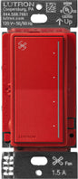 Lutron Sunnata Touch Fan Control, 4-Speed - Single Pole, Neutral Required | ST-FSQ-N