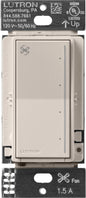 Lutron Sunnata Touch Fan Control, 4-Speed - Single Pole, Neutral Required | ST-FSQ-N