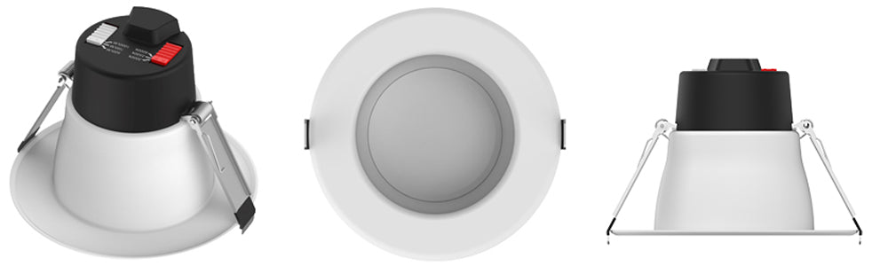 Product Display Visual of the SKU: TP120-347-RT6-C-DIM-G1-ES for Marketing of theLotus 6" Round Commercial 3 CCT & 3 Wattage Selectable | TP120-347-RT6-C-DIM-G1-ES