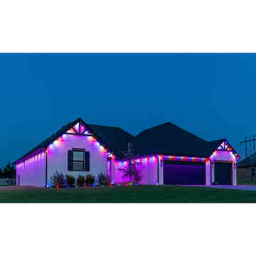 JascoPro Series Under Eave Lights, 82.5ft, Black | 84425