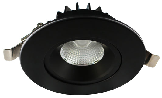 Lotus -  4" Round Venus Adjustable Recessed LED 12W 5CCT | AD-LED-4-S12W-5CCT-BK-LREY