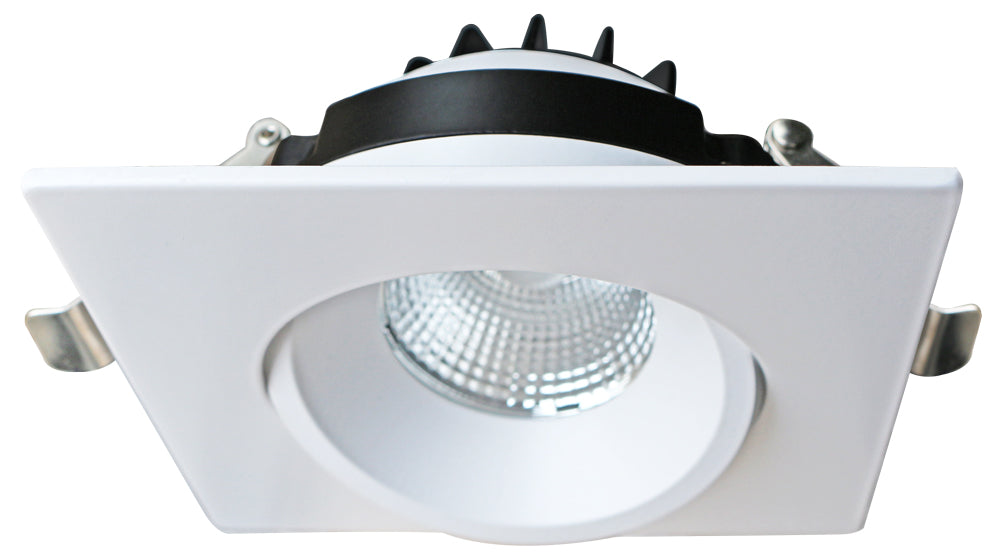 4" Square Venus Adjustable Recessed LED 12W | AD-LED-4-S12W-xx-xx-LREY-SQ