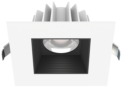 Lotus 4" Recessed Economy LED Square 15W 3CCT | JXL-COB04-S15W-CCT-4SR-SM-WH