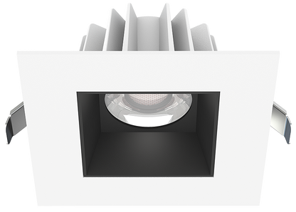 4" Square Recessed LED 15W Smooth White Reflector | JXL-COB04-S15W-5CCT