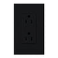 Lutron Nova T Architectural 15A Tamper-Resistant Duplex Receptacle (Wall Plate Included) | NTR-15-TR