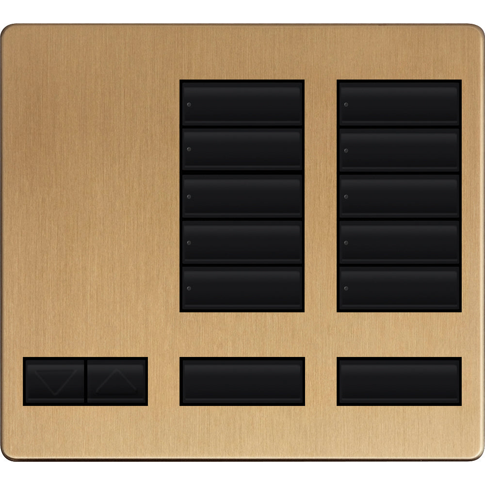 Replacement Faceplate for Lutron HomeWorks Tabletop 10 Button Keypad | LFK-T10RL