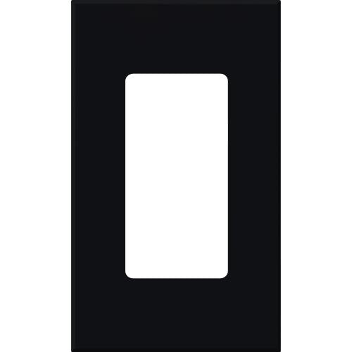 Lutron Nova T Single-Gang Wall Plate for Small Accessories | NT-R3-NFB