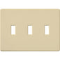 Lutron Fassada 3-Gang Wall Plate | For 3 Traditional Toggle Controls | FG-3