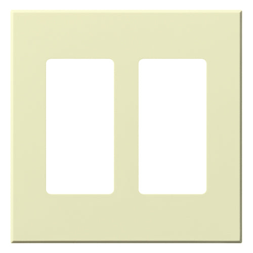 Lutron Vareo 2-Gang Architectural Wall Plate For 2 Accessories | VWP-2R