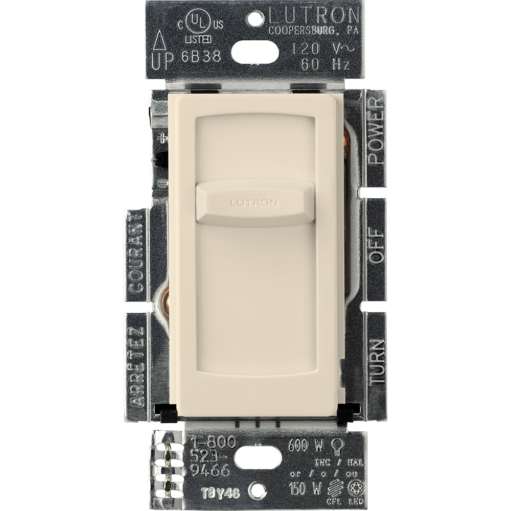 Lutron Skylark Contour Slide-to-Off LED+ Dimmer 150W LED - Single-Pole | CT-150