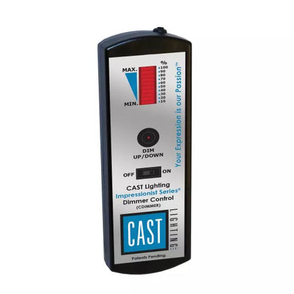 Product Display Visual of the SKU: CDIMMER for Marketing of theCAST Hand-Held 20 Level IR Field Tunable Brightness Adjustment Meter | CDIMMER