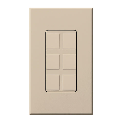 Nova T 6-Port Frame Field Customizable - Architectural Matte | NT-6PF