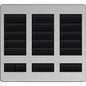 Replacement Faceplate for Lutron HomeWorks Tabletop 15 Button Keypad | LFK-T15RL
