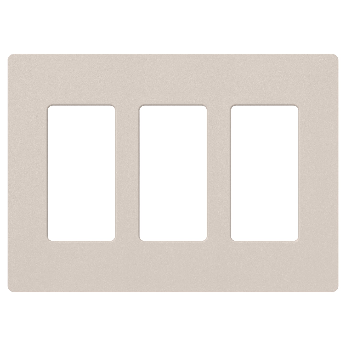 Lutron Claro 3-Gang Screwless Wall Plate | SC-3