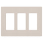 Lutron Claro 3-Gang Screwless Wall Plate | SC-3