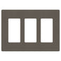 Lutron Claro 3-Gang Screwless Wall Plate | SC-3
