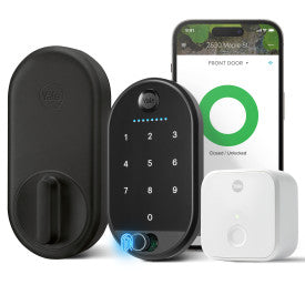 Yale Approach Retrofit - Keypad + Fingerprint - Wi-Fi | B-YRR110-F-WF1-N