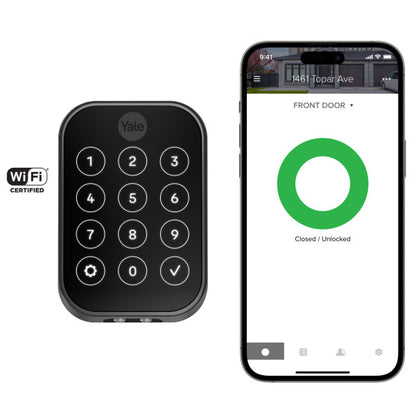 Yale Pro 2 Deadbolt - Touchscreen - Key-Free - Wi-Fi | YRD654-CB1