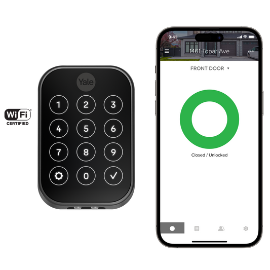 Marketing image of the Yale Assure Lock 2 Key-Free Touchscreen Deadbolt – Wi-Fi | YRD450-WF1