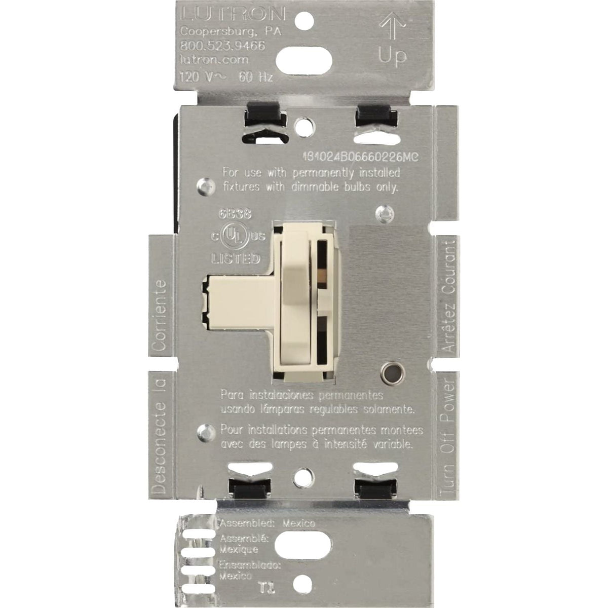 Lutron Ariadni Dimmer Switch with Locator Light - 1000W120V 3-Way | AY-103PNL