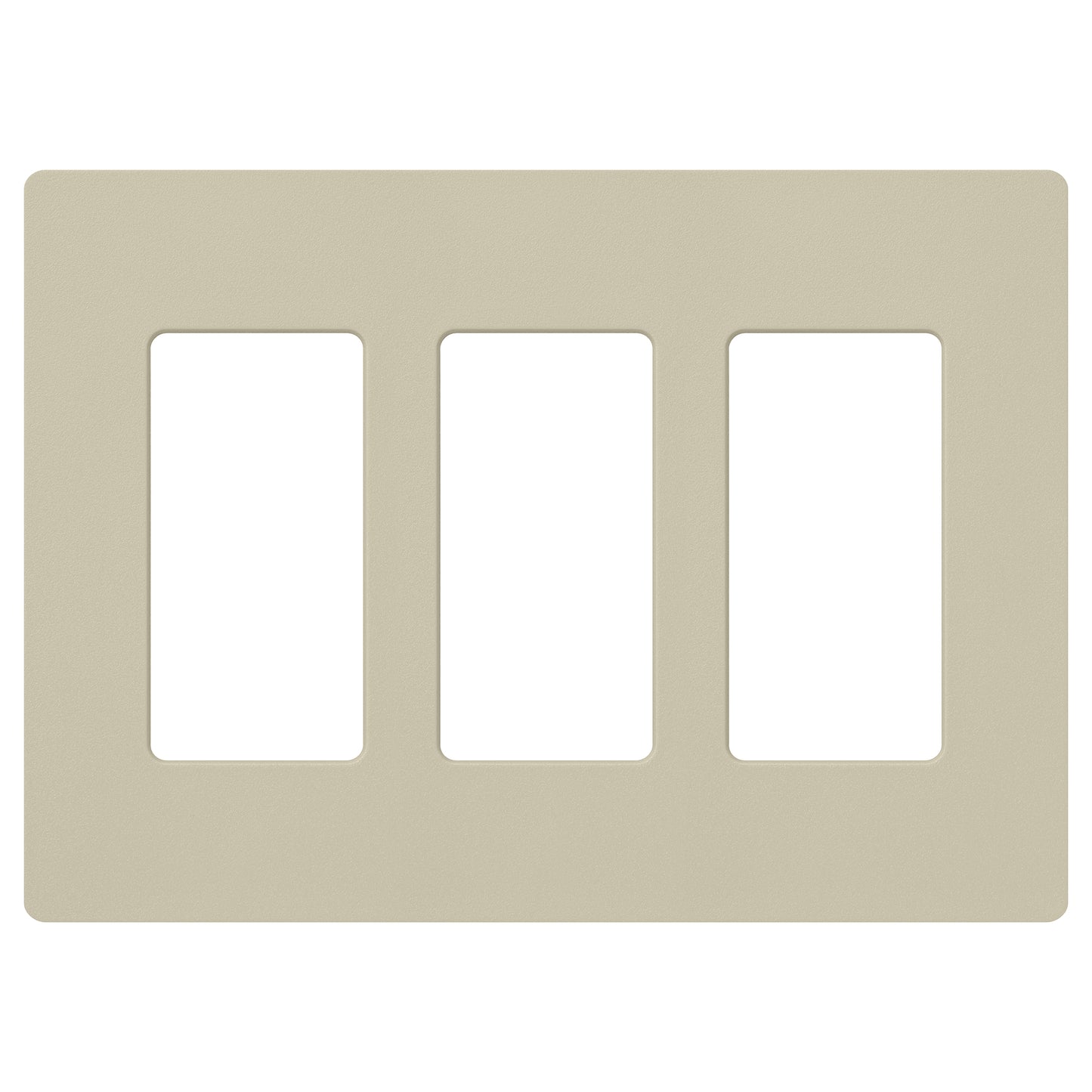 Lutron Claro 3-Gang Screwless Wall Plate | SC-3
