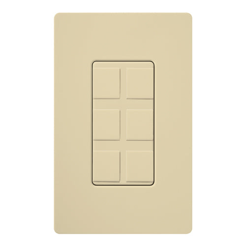Lutron Field Customizable 6-Port Frame | CA-6PF-XX