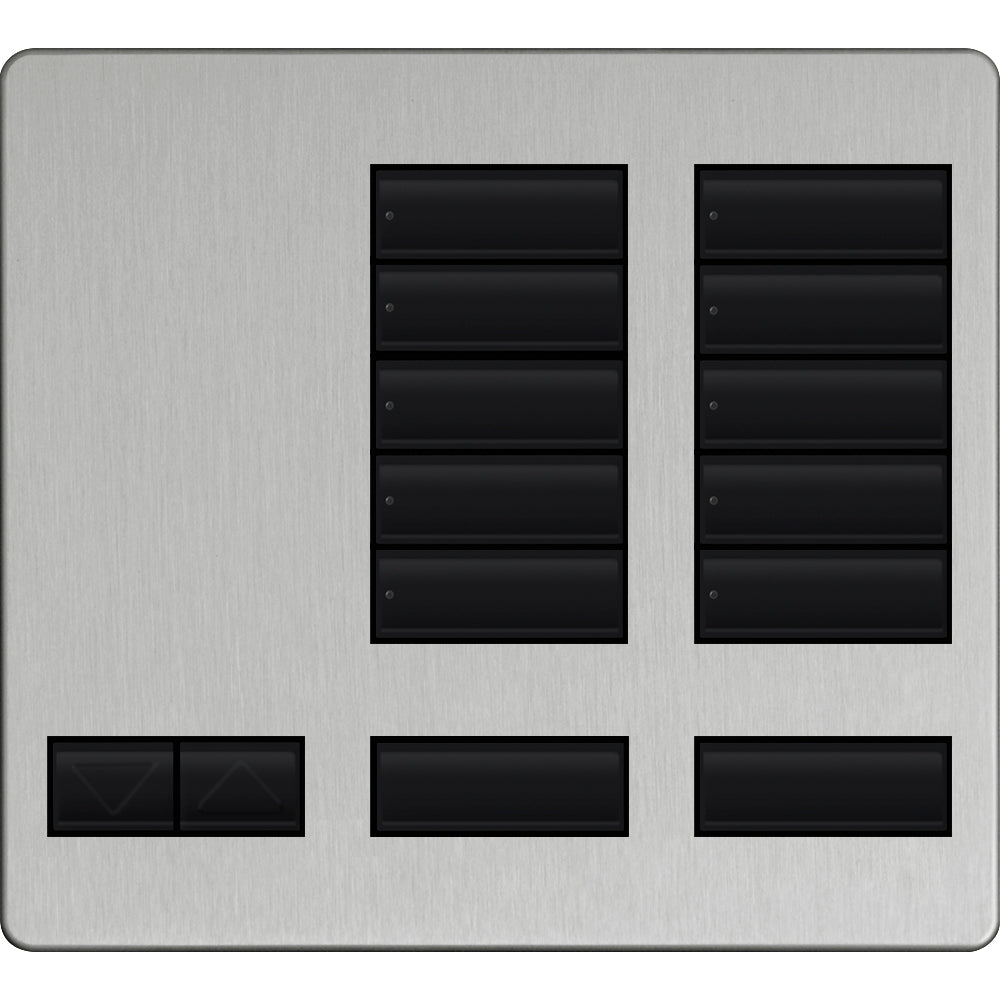 Replacement Faceplate for Lutron HomeWorks Tabletop 10 Button Keypad | LFK-T10RL
