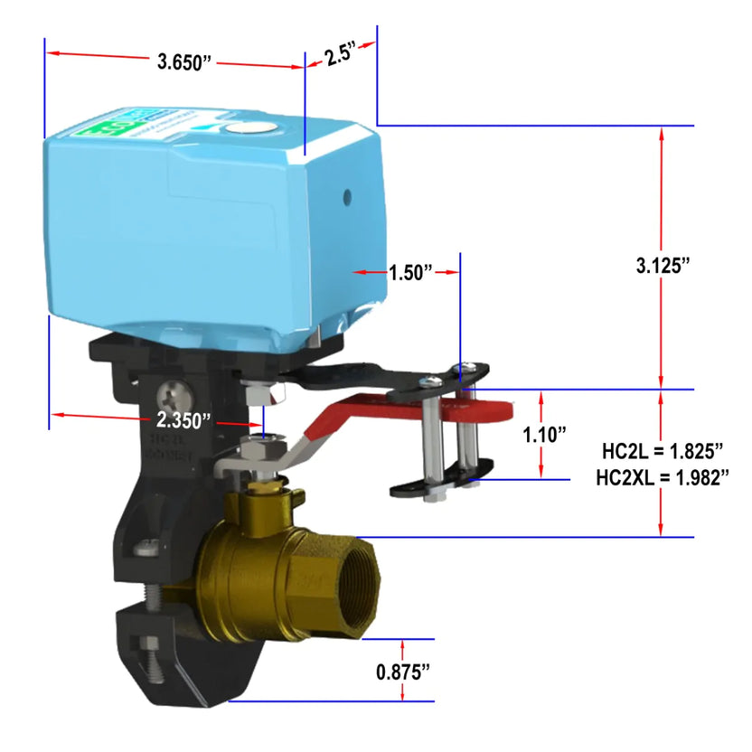 Bulldog Valve Robot, Relay Contact | EVC200-RC-HC2LXL