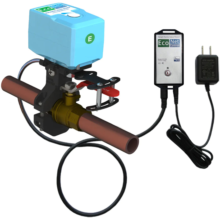 EcoNet Bulldog Z-Wave Plus Smart Water Valve Robot (Universal Retrofit) | EVC200-HC2LXL