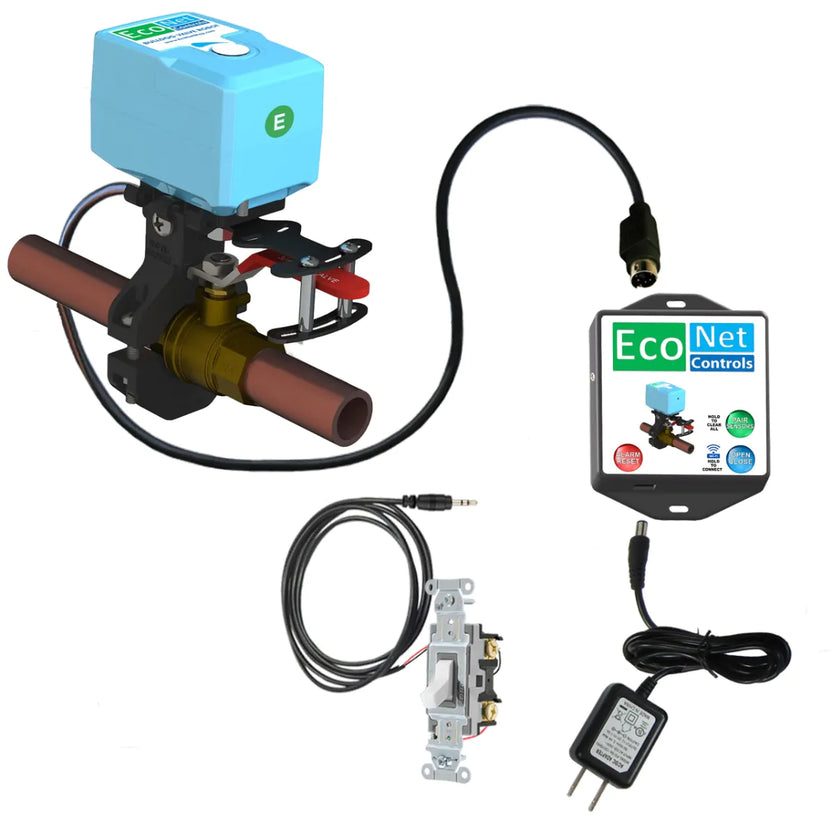 EcoNet Bulldog-RC Wi-Fi Relay Contact Smart Water Shutoff (Retrofit for Alarm Systems) | EVC300-RC-JW-HC2LXL