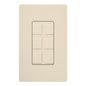Lutron Field Customizable 6-Port Frame | CA-6PF-XX