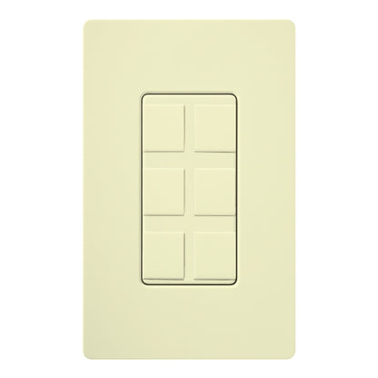 Lutron Field Customizable 6-Port Frame | CA-6PF-XX