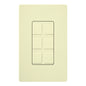 Lutron Field Customizable 6-Port Frame | CA-6PF-XX