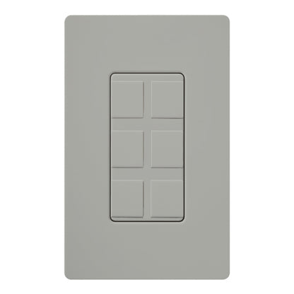 Lutron Field Customizable 6-Port Frame | CA-6PF-XX