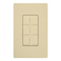 Lutron Field Customizable 6-Port Frame | CA-6PF-XX