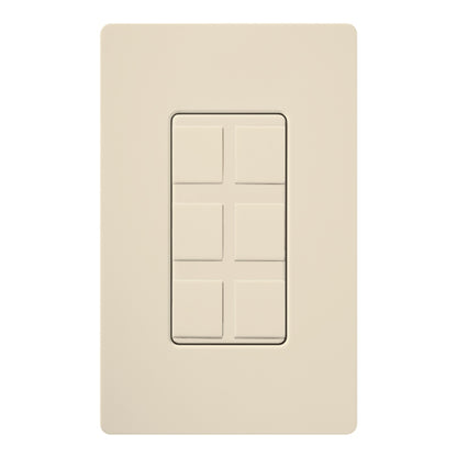 Lutron Field Customizable 6-Port Frame | CA-6PF-XX