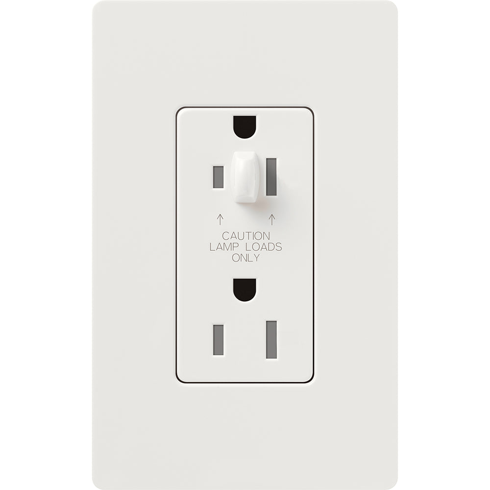 Lutron Half Dimming Tamper-Resistant Receptacles - 15A 120/125V | CAR-15-HDTR-XX