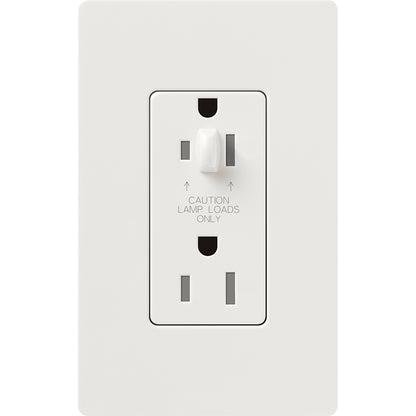 Lutron Half Dimming Tamper-Resistant Receptacles - 15A 120/125V | CAR-15-HDTR-XX