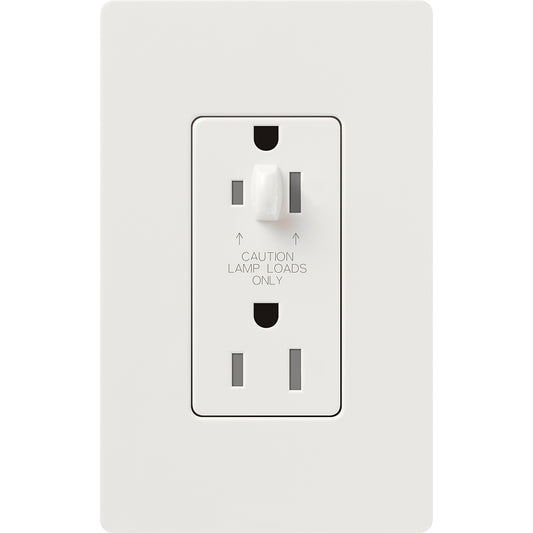 Lutron Half Dimming Tamper-Resistant Receptacles - 15A 120/125V | CAR-15-HDTR-XX