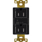 Lutron Vive Wireless Receptacle 15A Dual-Switching Duplex Tamper-Resistant | CAR2S-15-DTR