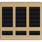 Replacement Faceplate for Lutron HomeWorks Tabletop 15 Button Keypad | LFK-T15RL