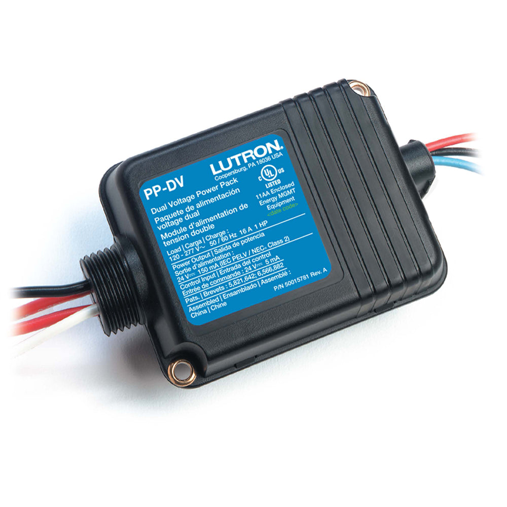 Lutron Dual Voltage Power Pack | 120-277V | 16A Switching | PP-DV
