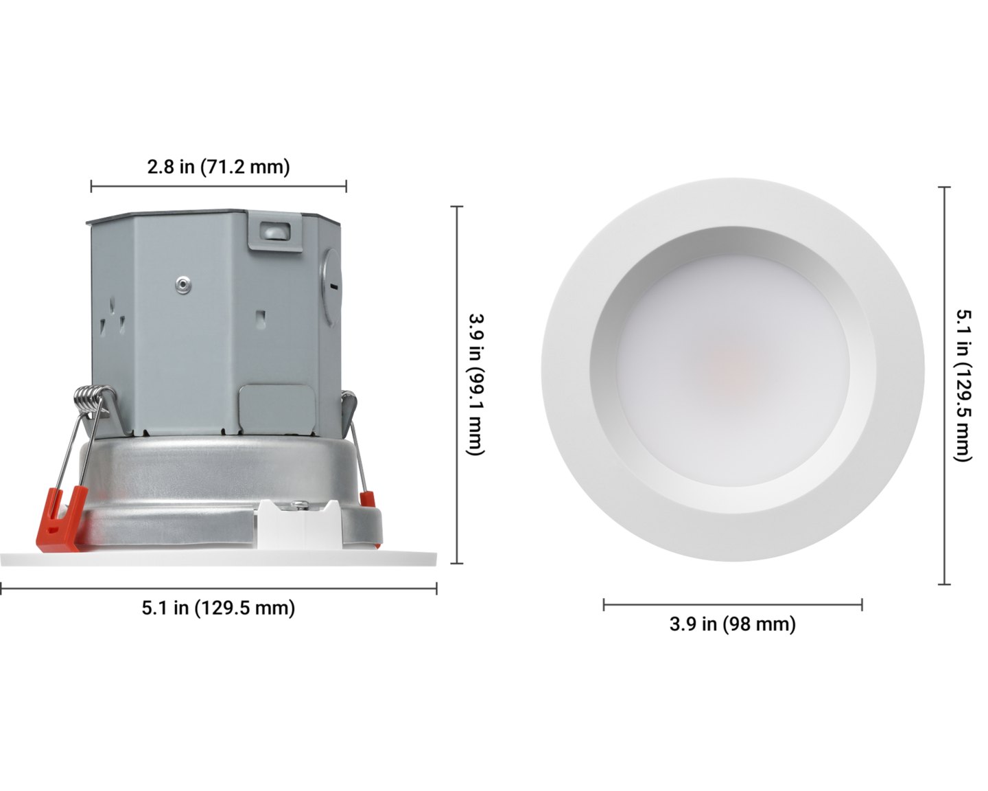 Lutron Lumaris Tunable White Downlight — Canless (RadioRA 3) | RRL-CD