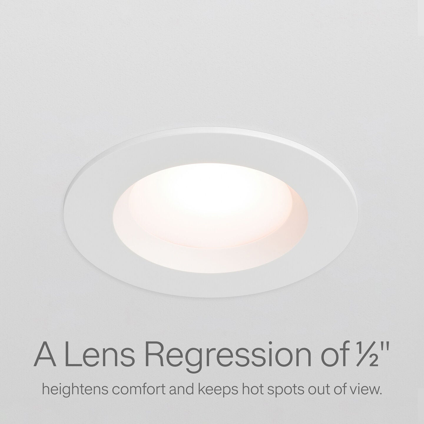 Lutron Lumaris 6 in canless tunable white downlight detail, SKU RRL-CD6WH-TW