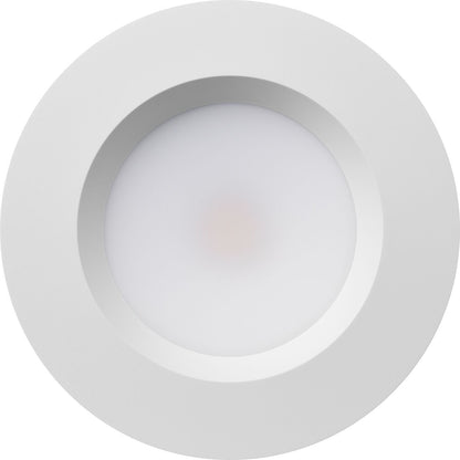 Lutron Lumaris RadioRA 3 6 in canless tunable white downlight, SKU RRL-CD6WH-TW and RRL-CD6BL-TW