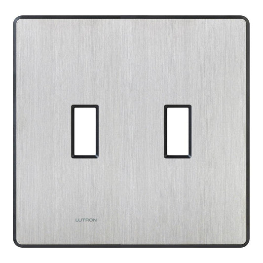 Lutron Fassada 2-Gang Wall Plate - Traditional Toggle Opening |FG-2