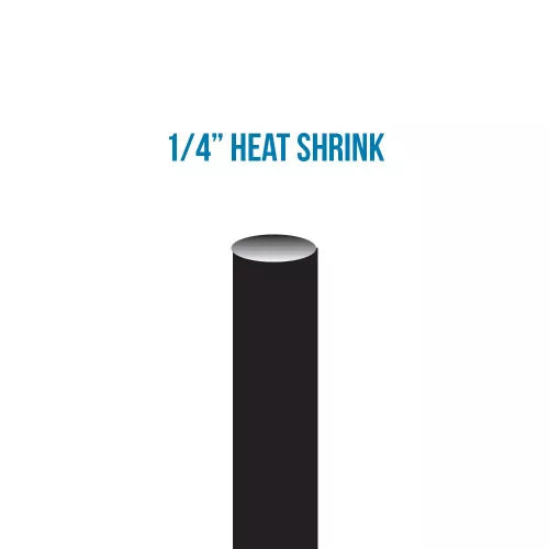 CAST 1/4" ID Supplied Bulk Black Heat Shrink With Internal Sealant | CHS14100