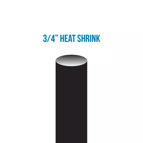 CAST 3/4" ID Supplied Bulk Black Heat Shrink With Internal Sealant | CHS3420