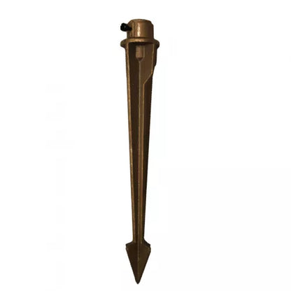 Product Display Visual of the SKU: CLMS1CB for Marketing of theCAST Long Set-N-Stake Solid Bronze Ground Mounting Stake | CLMS1CB